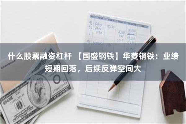 什么股票融资杠杆 【国盛钢铁】华菱钢铁：业绩短期回落，后续反弹空间大