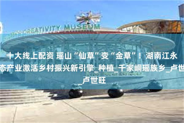 十大线上配资 瑶山“仙草”变“金草”！湖南江永生态产业激活乡村振兴新引擎_种植_千家峒瑶族乡_卢世旺