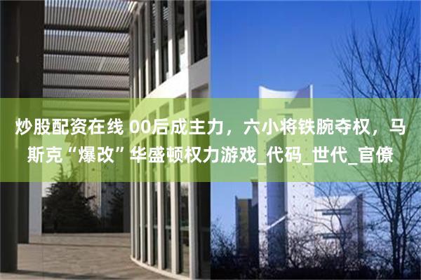 炒股配资在线 00后成主力，六小将铁腕夺权，马斯克“爆改”华盛顿权力游戏_代码_世代_官僚