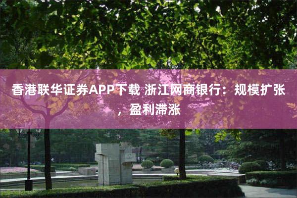 香港联华证券APP下载 浙江网商银行：规模扩张，盈利滞涨