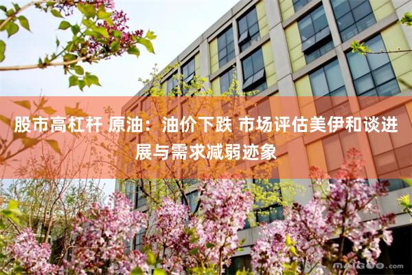 股市高杠杆 原油：油价下跌 市场评估美伊和谈进展与需求减弱迹象