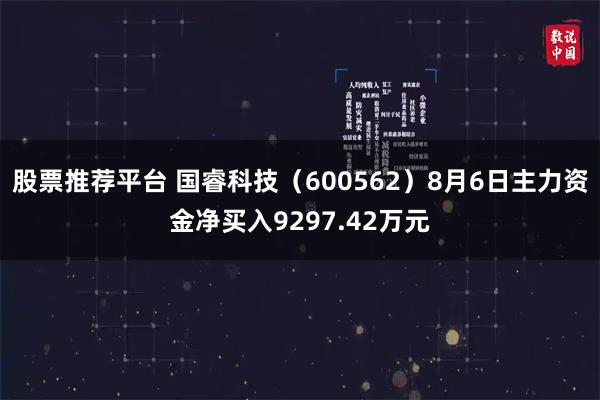 股票推荐平台 国睿科技（600562）8月6日主力资金净买入9297.42万元