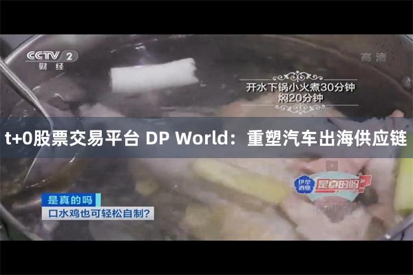 t+0股票交易平台 DP World：重塑汽车出海供应链