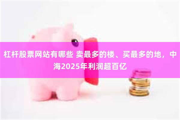 杠杆股票网站有哪些 卖最多的楼、买最多的地，中海2025年利润超百亿
