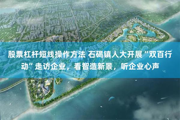 股票杠杆短线操作方法 石碣镇人大开展“双百行动”走访企业,看智造新景,听企业心声