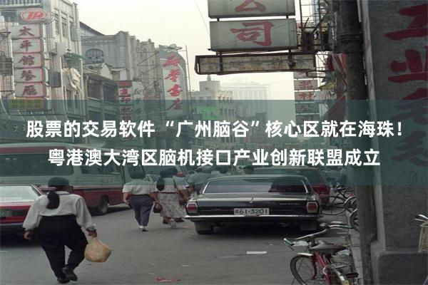 股票的交易软件 “广州脑谷”核心区就在海珠!粤港澳大湾区脑机接口产业创新联盟成立