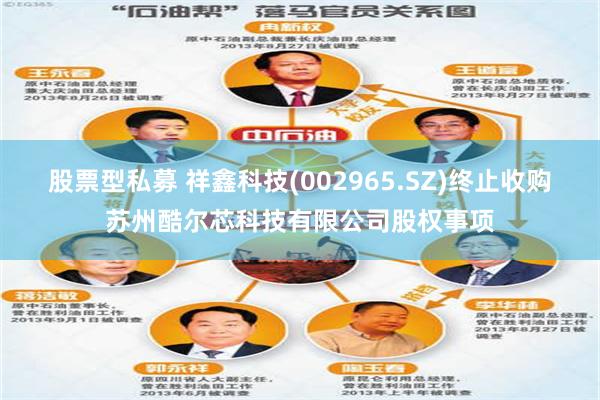 股票型私募 祥鑫科技(002965.SZ)终止收购苏州酷尔芯科技有限公司股权事项